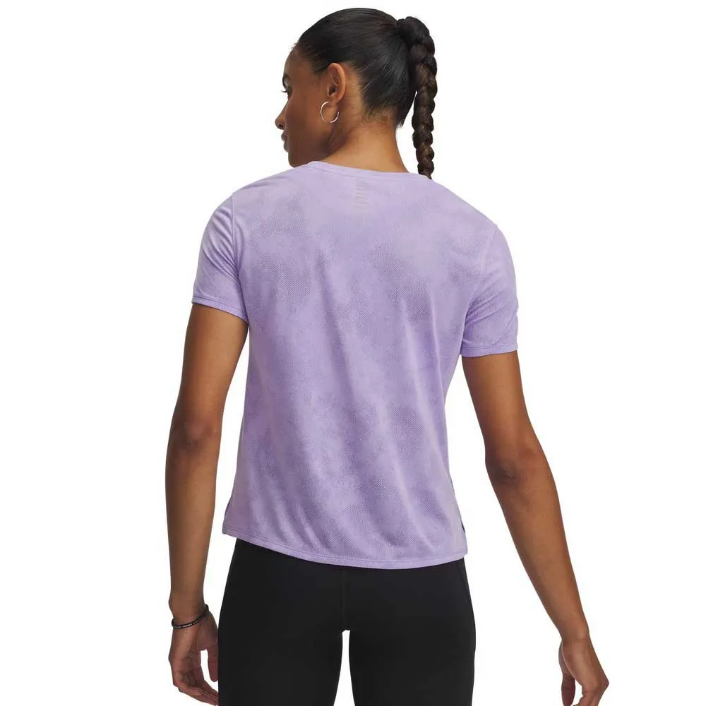 Under Armour Launch Jacquard Kortarmet T-skjorte female