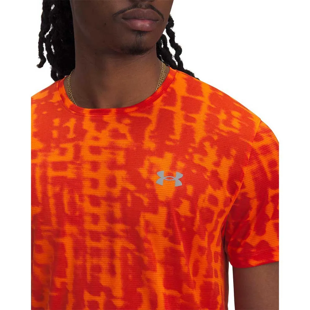 Under Armour Launch Printed Kortarmet T-skjorte male Under Armour Launch Printed Kortarmet T-skjorte male