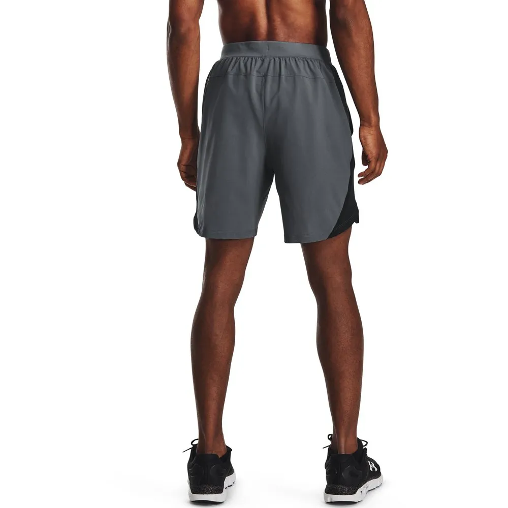 Under Armour Launch Run 18 Cm Shorts male, Grey / pitch grey