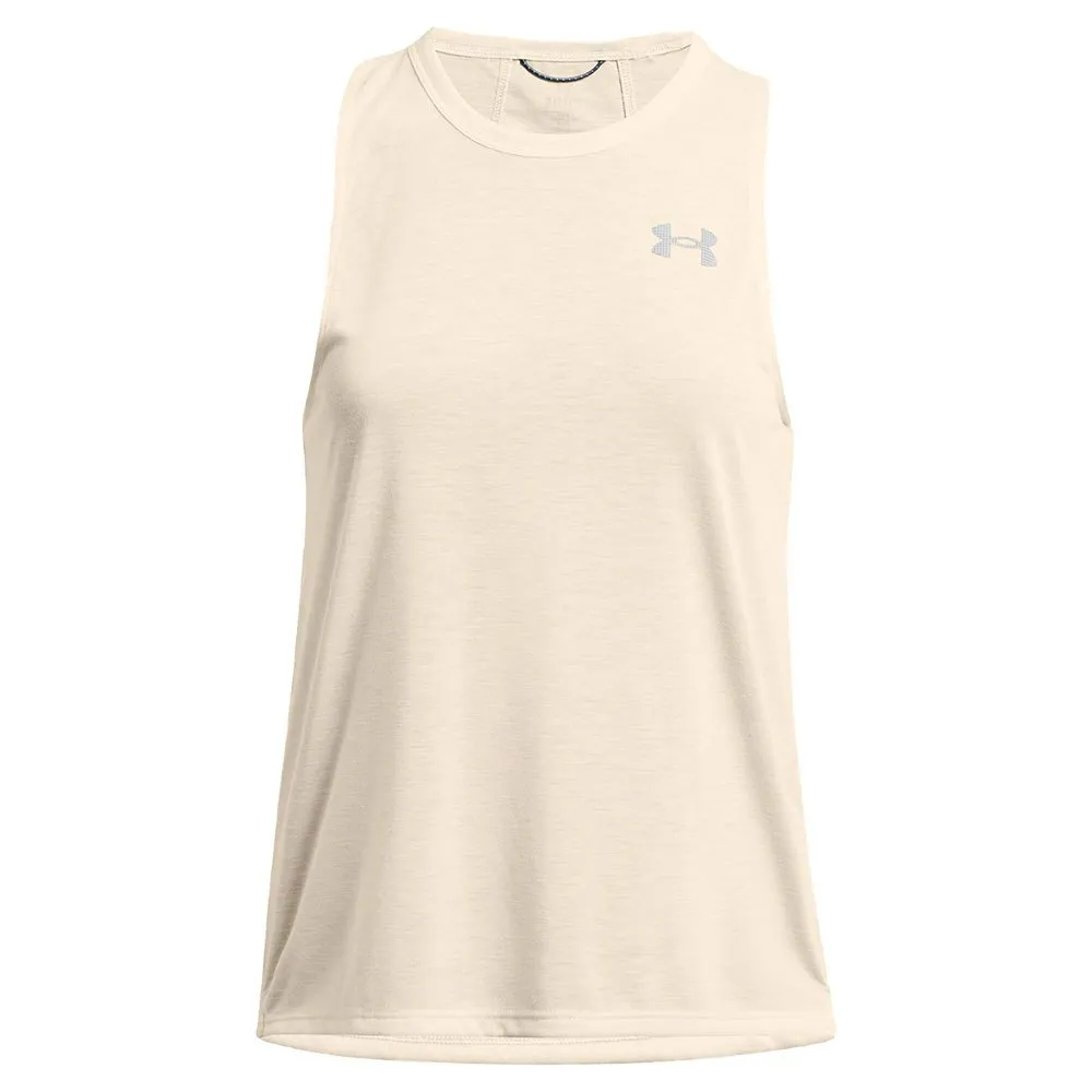 Under Armour Launch Trail Ermeløs T-skjorte female, Silt