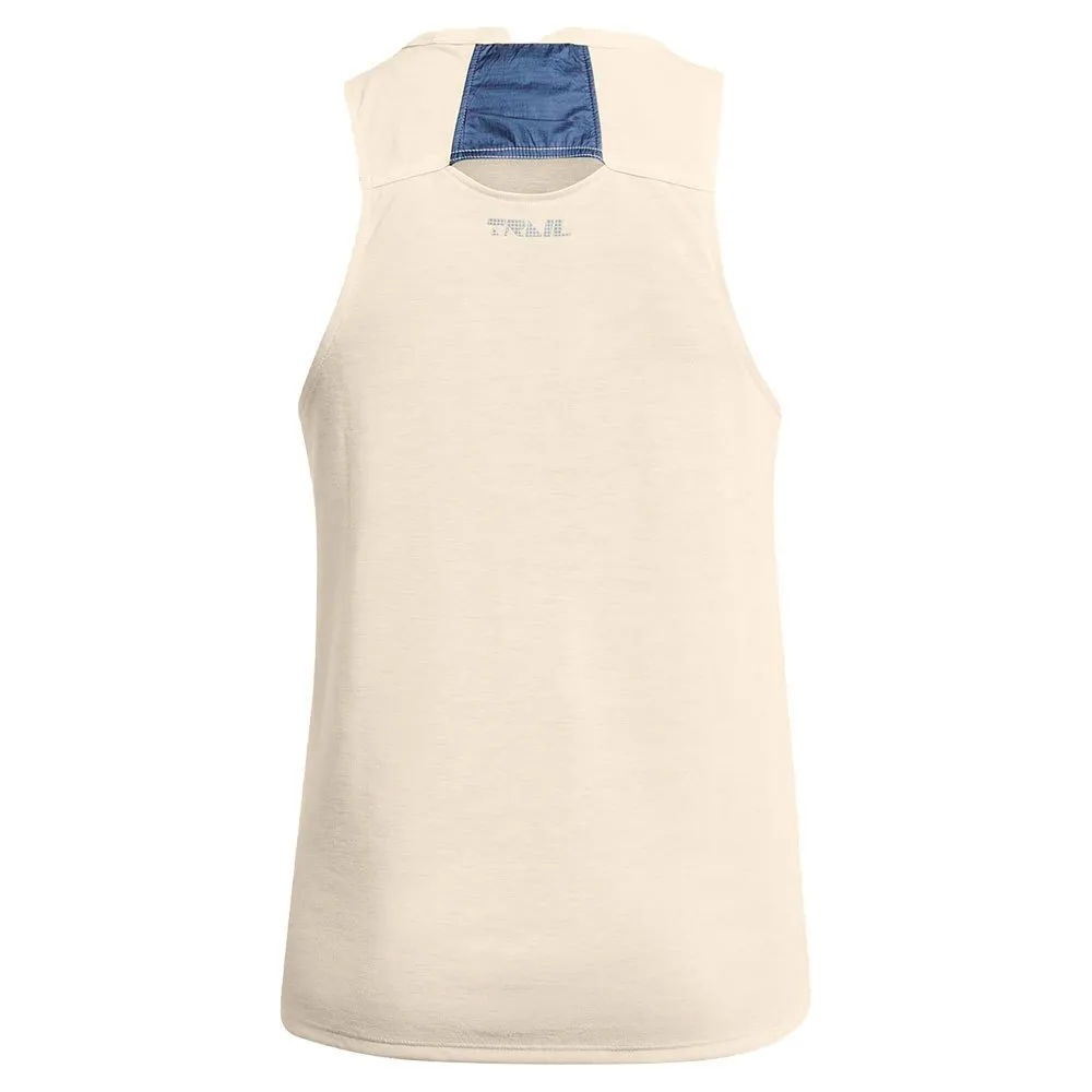 Under Armour Launch Trail Ermeløs T-skjorte female, Silt