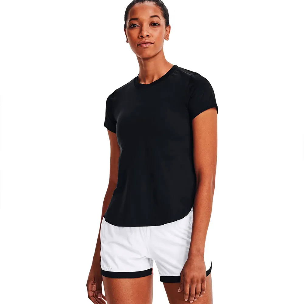 Under Armour Paceher Kortarmet T-skjorte female, 001-black