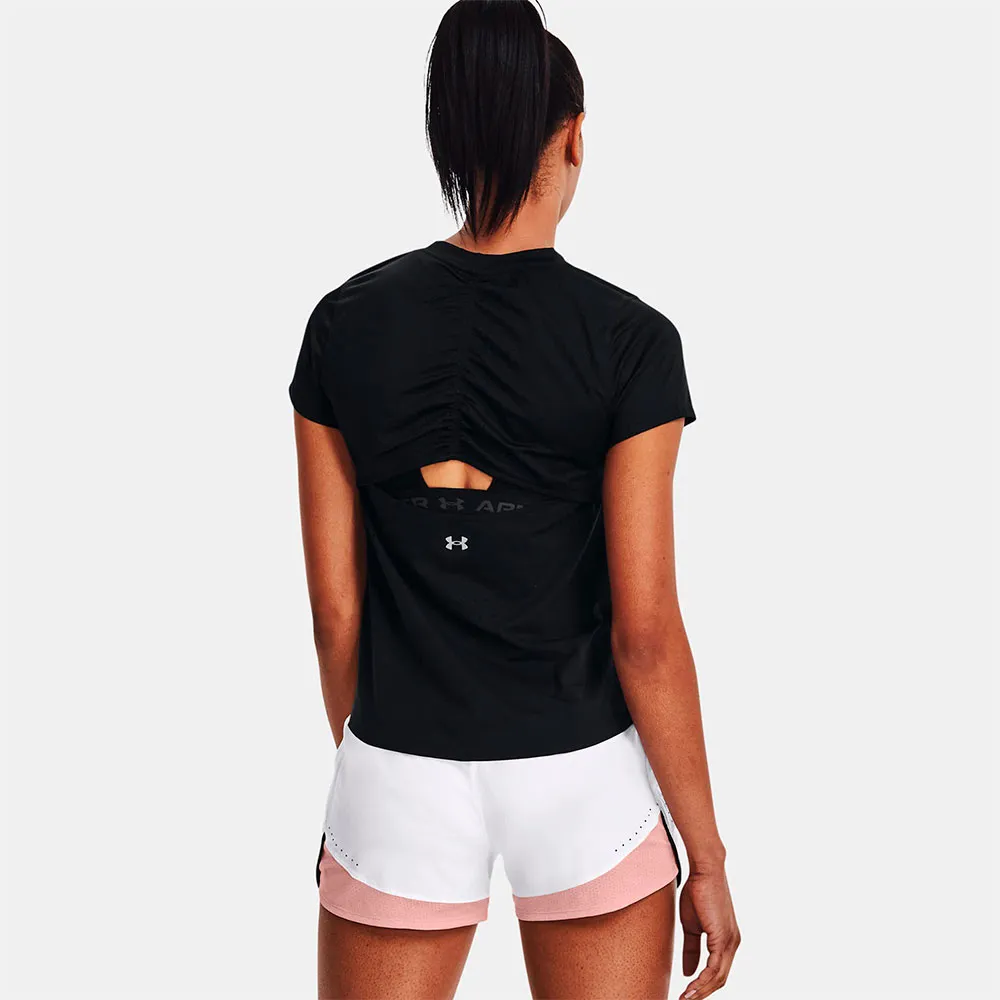 Under Armour Paceher Kortarmet T-skjorte female, 001-black