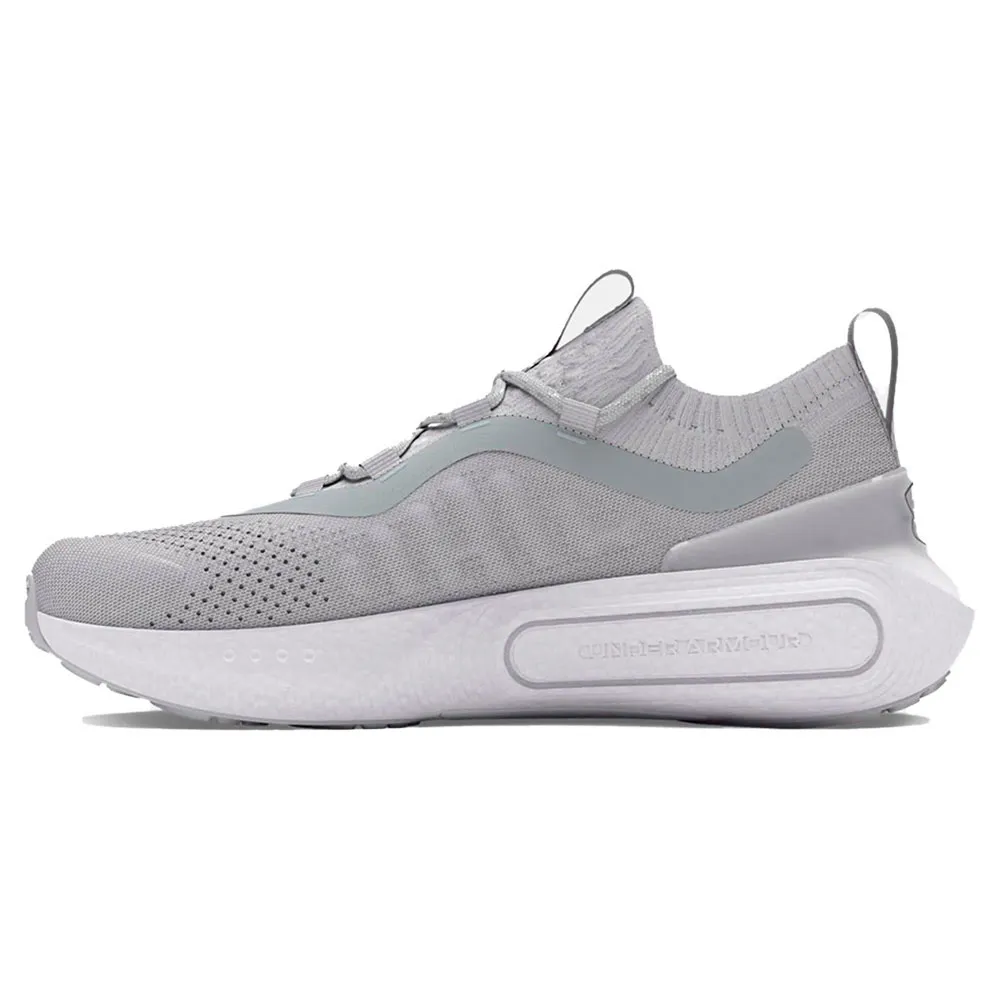 Under Armour Phantom 4 Reflect Løpesko male, Halo gray 014 / white 100 / metallic silver 099