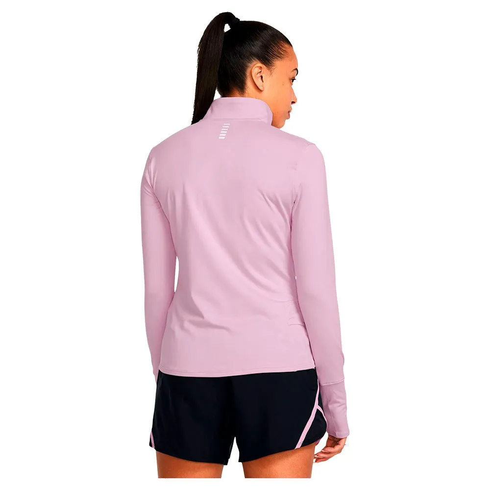 Under Armour Qualifier Run Fleecejakke Med Halv Glidelås female