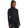 Under Armour Qualifier Run Halv Glidelås Langarmet T-skjorte female