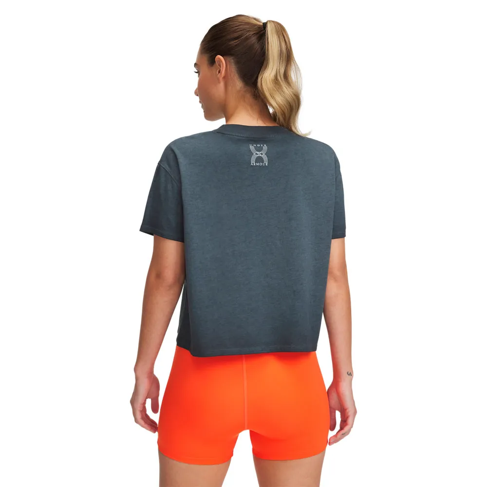 Under Armour Run 96 Graphic Kortarmet T-skjorte female