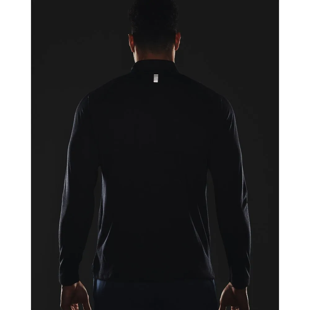 Under Armour Seamless Halv Glidelås Langarmet T-skjorte male, Black