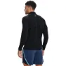 Under Armour Seamless Halv Glidelås Langarmet T-skjorte male, Black