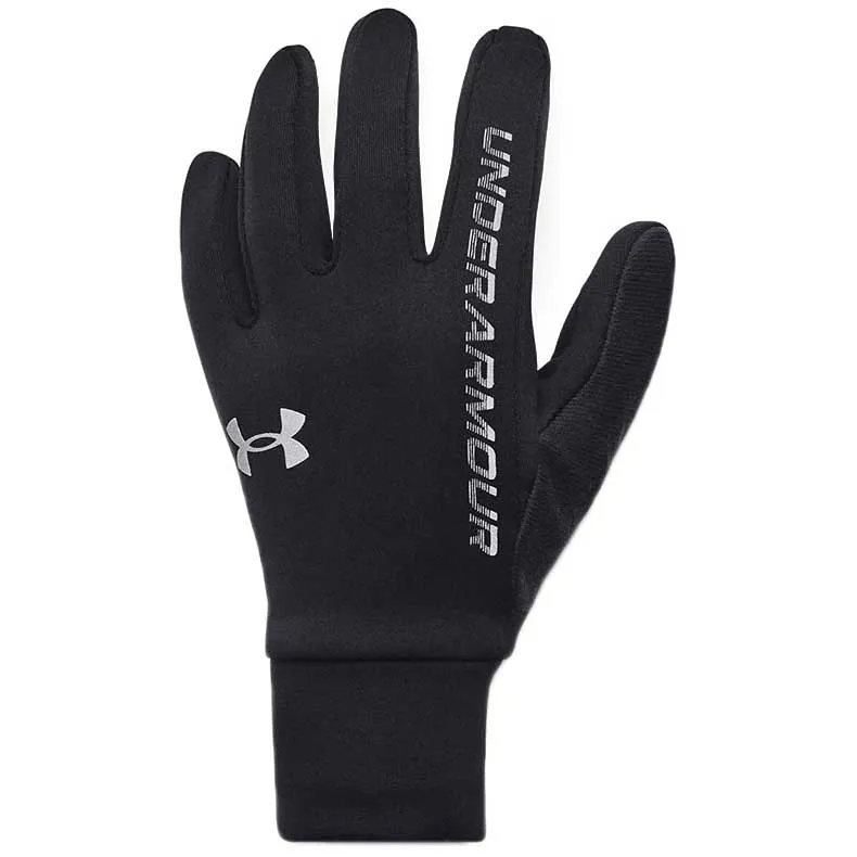 Under Armour Storm Printed Liner Hansker unisex, Black / black / reflective