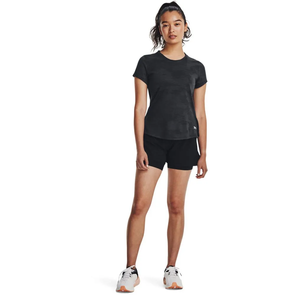 Under Armour Streaker Speed Camo Kortarmet T-skjorte female
