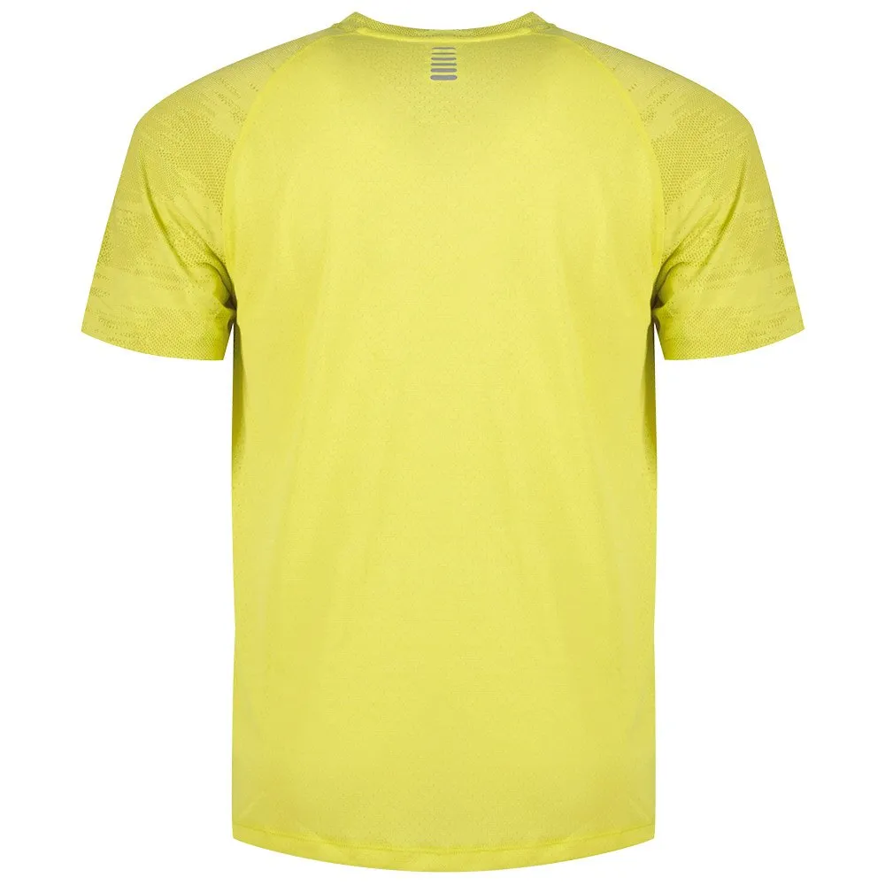Under Armour Streaker Speedcamo Kortarmet T-skjorte male, Lime yellow 743 / reflective 960