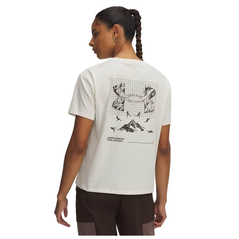 Under Armour Trail Run Graphic Kortarmet T-skjorte female