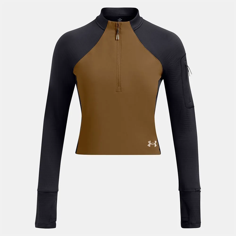 Under Armour Trail Run Half Zip Halv Glidelås Langarmet T-skjorte female
