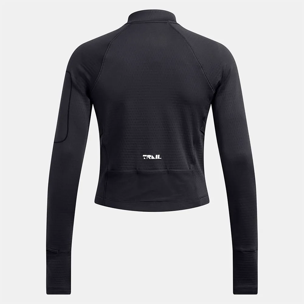 Under Armour Trail Run Half Zip Halv Glidelås Langarmet T-skjorte female