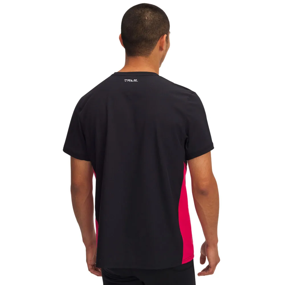 Under Armour Trail Run Zip Kortarmet T-skjorte male