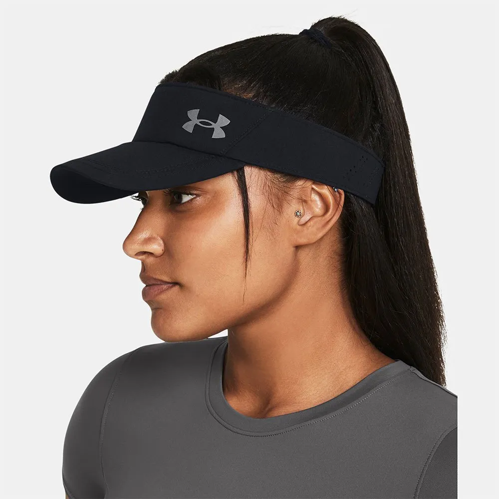 Under Armour W Iso-chill Launch Visir male, Black / black / reflective