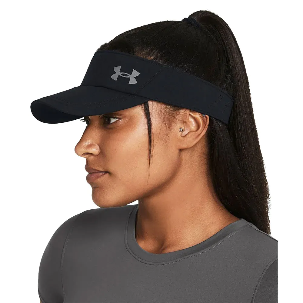 Under Armour W Iso-chill Launch Visir male, Black / black / reflective
