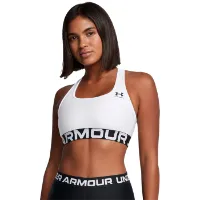 Under Armour Women's HeatGear® Armour Mid Branded Sports Bra Under Armour Women's HeatGear® Armour Mid Branded Sports Bra
