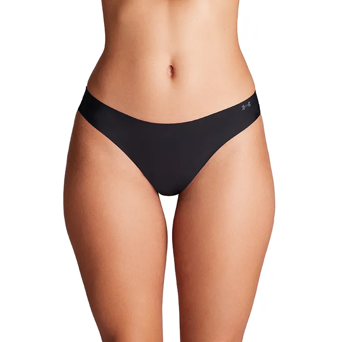 Under Armour Womens UA Pure Stretch 3-Pack No Show Thong