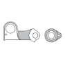 Union Gh-175 Girspak-feste Sett, Silver, One Size