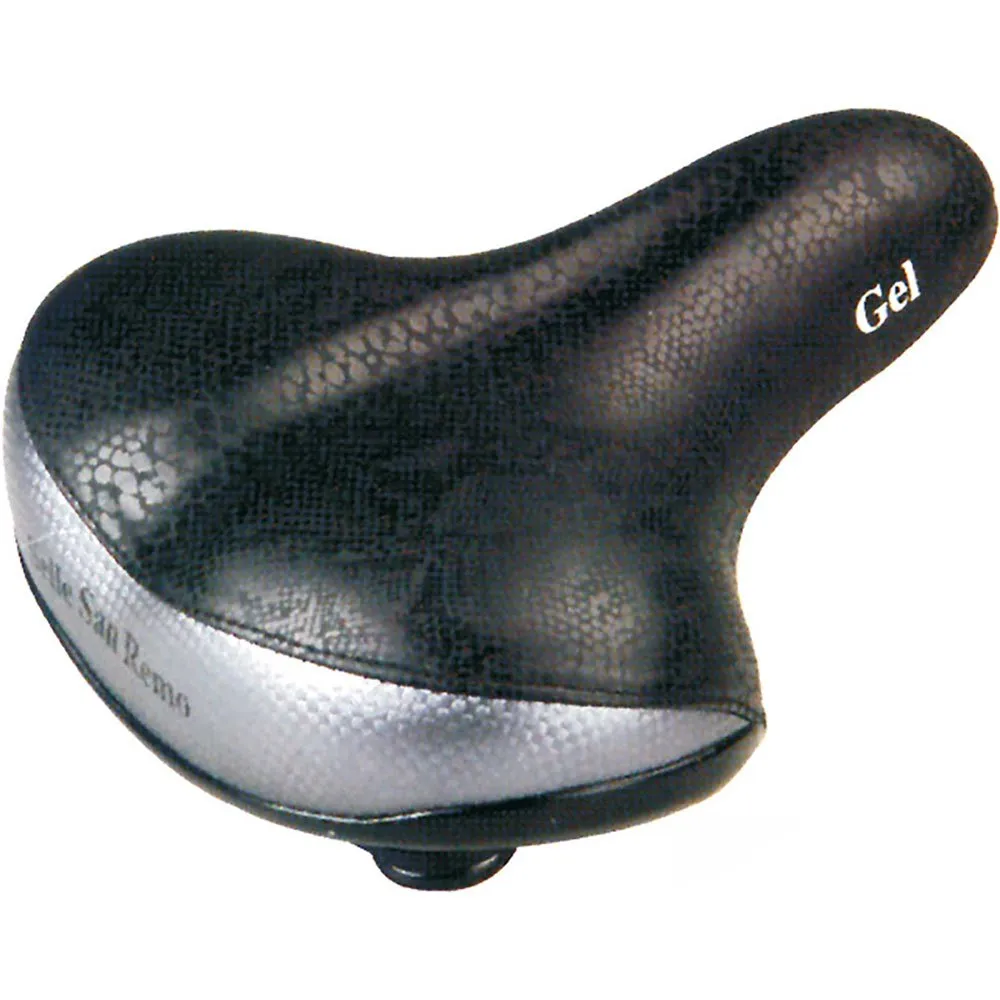 Union Selle San Remo Gel City Damesadel, Black / grey, 225mm