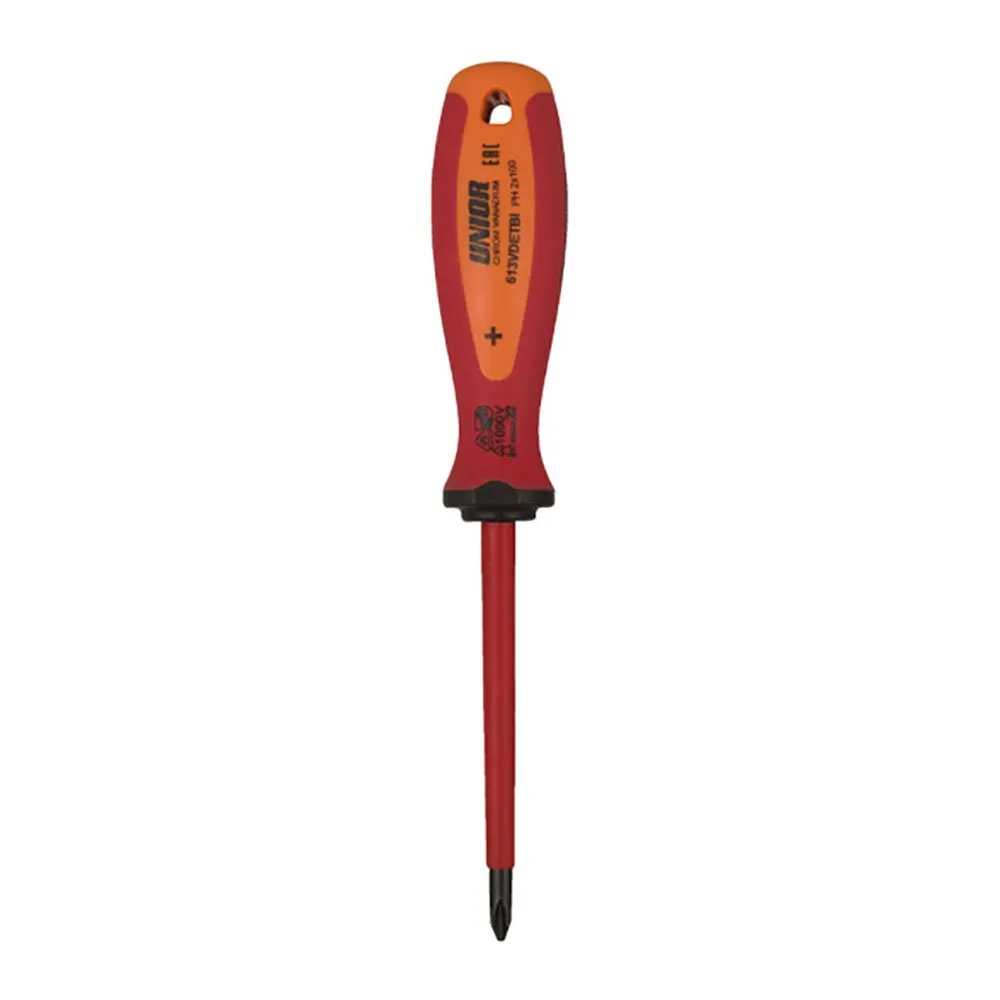 Unior Bike Tools 613vdetbi Isolert Phillips-skrujern, Red / orange, PH4 x 200mm