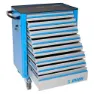 Unior Bike Tools Eurovision 135l Verktøyvogn, Blue / silver, One Size