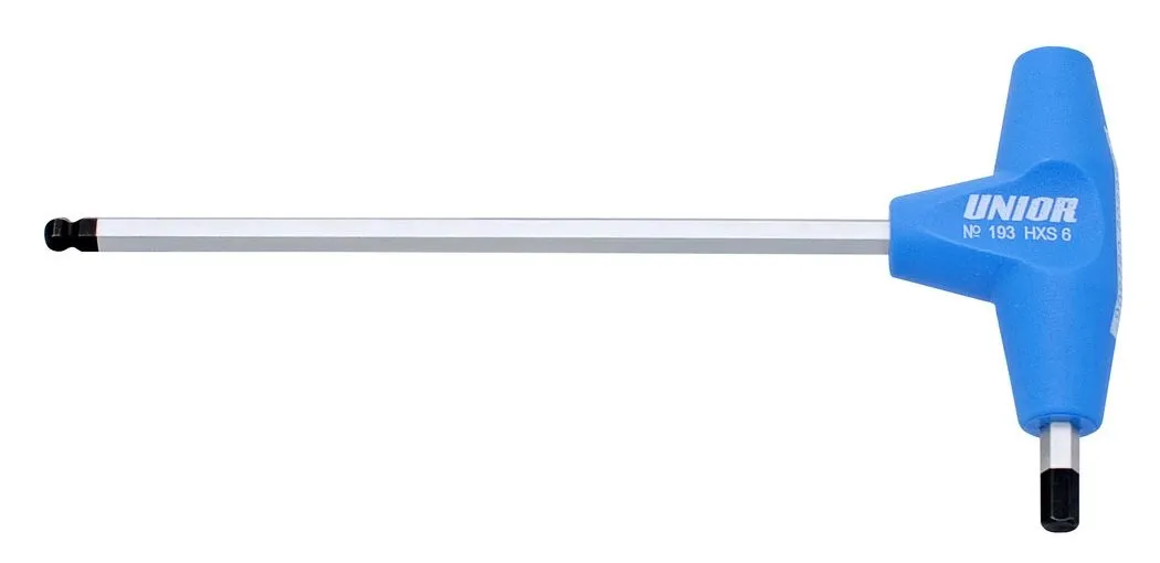 Unior Bike Tools T-Håndtak Unbrako Sett, Silver / blue, 1.5-10mm
