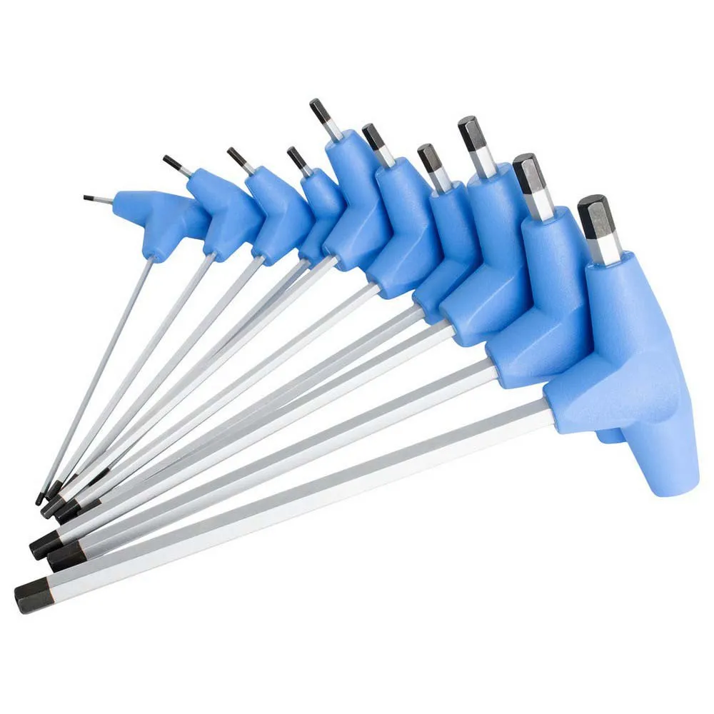 Unior Bike Tools Verktøy Hexagonal Head Screwdrivers With T-handle 2.5-10 Set, Blue, One Size