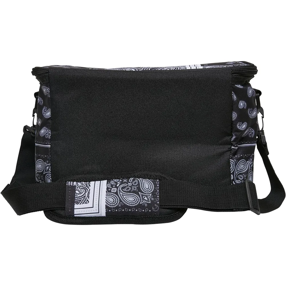 Urban Classics Bandana Patchwork Myk Bærbar Kjøleboks, Black / white, One Size