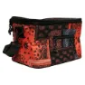 Urban Classics Patchwork Print Kjølebag, Black / orange, One Size