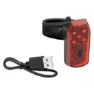 URBAN PROOF Baklys, Black / red, 52 Lysstyrker