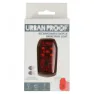 URBAN PROOF Baklys, Black / red, 52 Lysstyrker