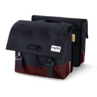 URBAN PROOF sykkelveske dobbel 40 liter grå/rød URBAN PROOF sykkelveske dobbel 40 liter grå/rød