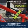 Urban Security Bracket Bk03+cable 120 U-lås, Black / yellow, 120cm