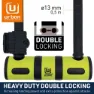 Urban Security Bracket Bk03+cable 120 U-lås, Black / yellow, 120cm