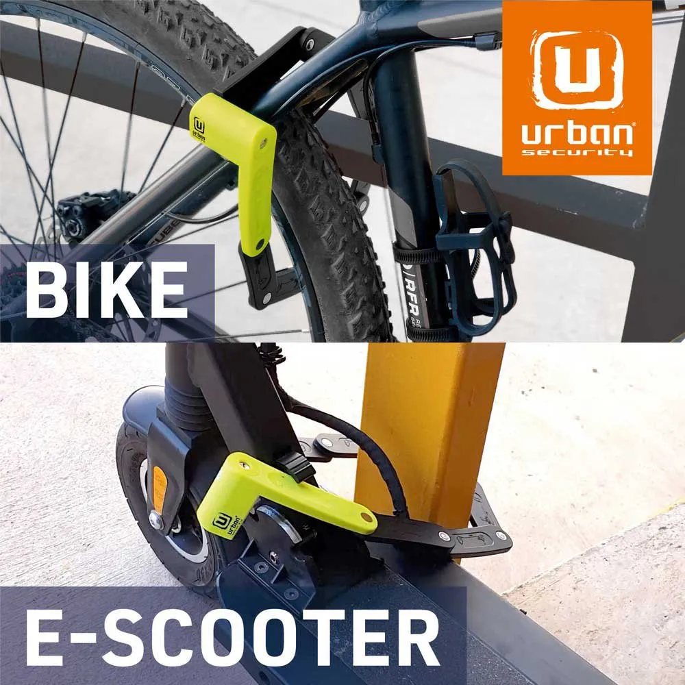 Urban Security Ur469y Foldelås, Black / yellow, 70cm Urban Security Ur469y Foldelås, Black / yellow, 70cm
