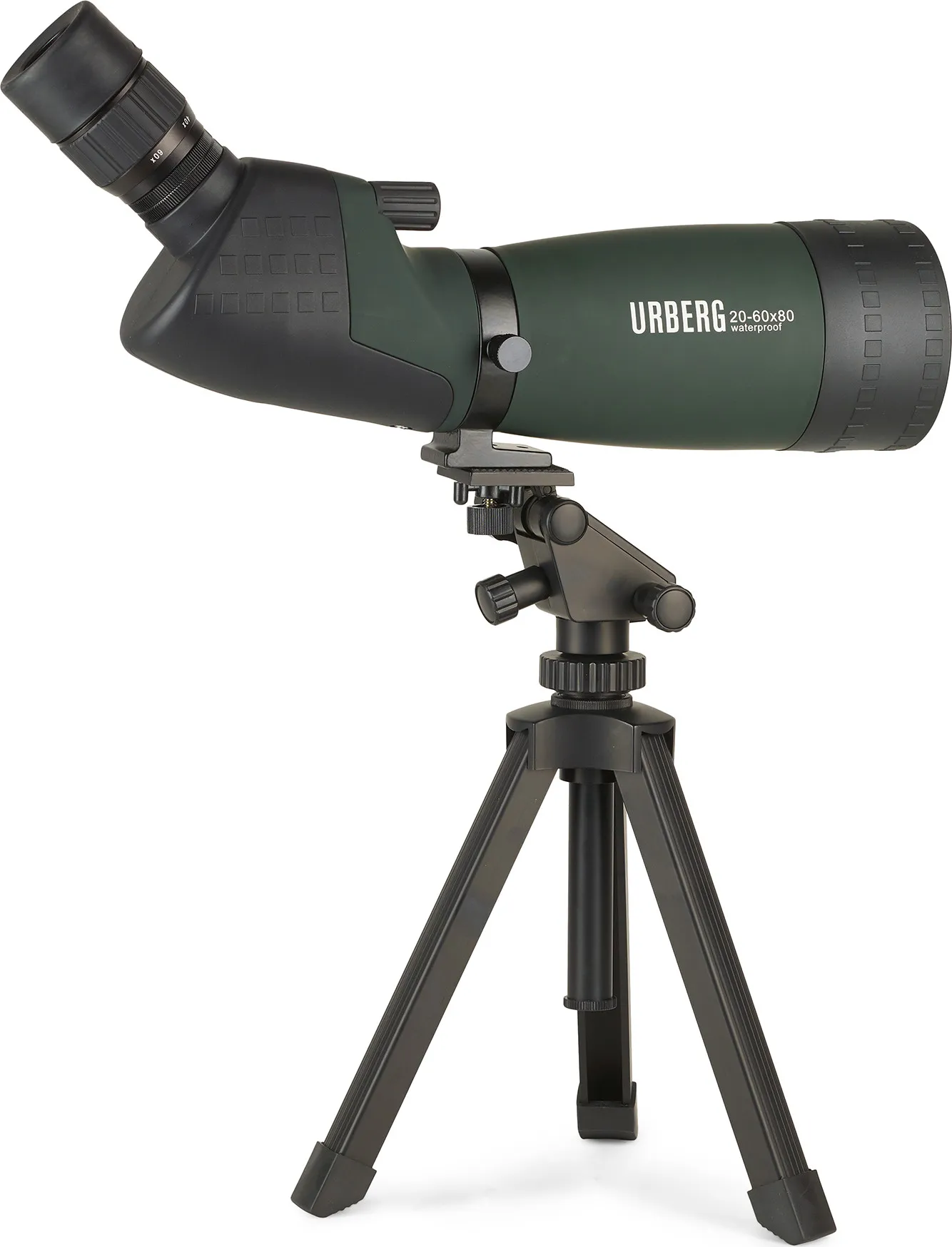 Urberg 20-60x80 Spotting Scope, Green, One Size