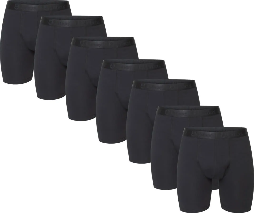 Urberg Men's Bamboo Boxers Long Leg 7-Pack