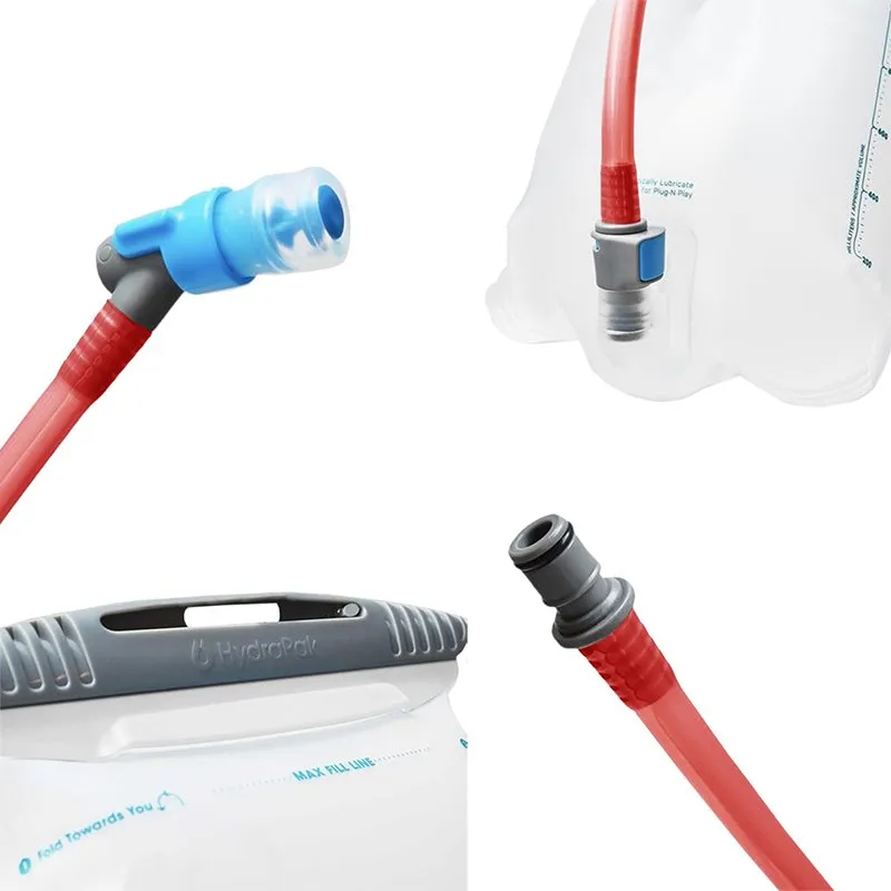 USWE Elite Plug-n-play Drikkeblære 1l, White, One Size