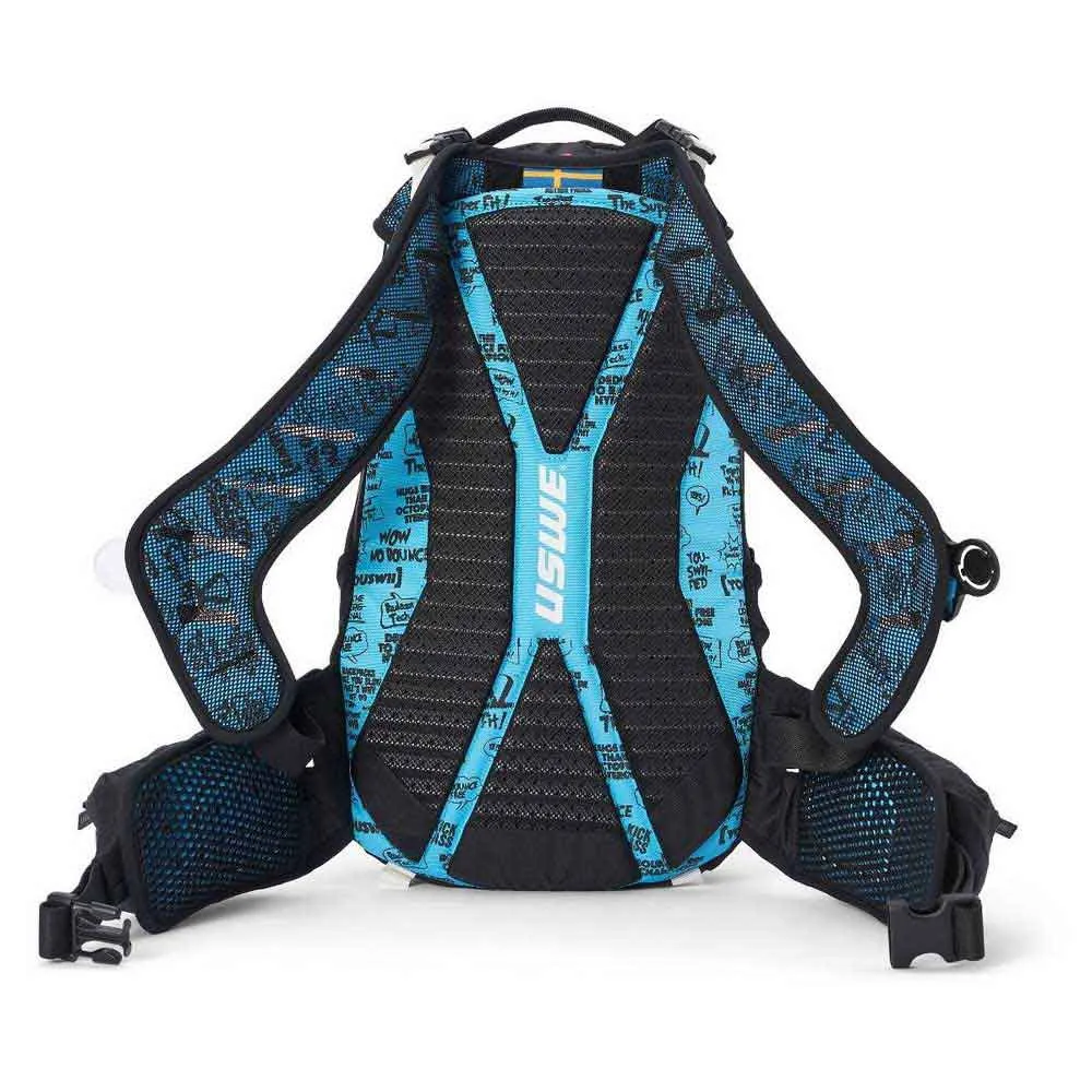 USWE Flow 16l Ryggsekk, Black / blue, One Size USWE Flow 16l Ryggsekk, Black / blue, One Size
