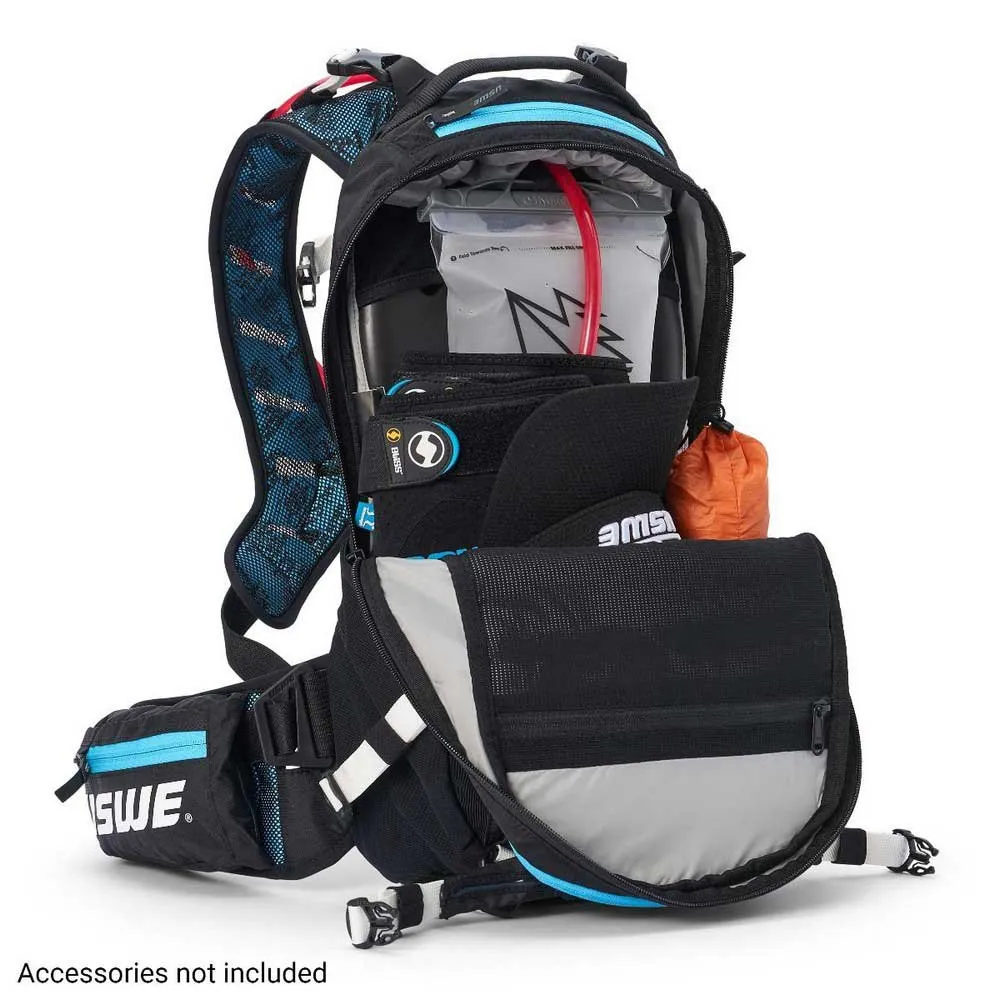 USWE Flow 16l Ryggsekk, Black / blue, One Size USWE Flow 16l Ryggsekk, Black / blue, One Size
