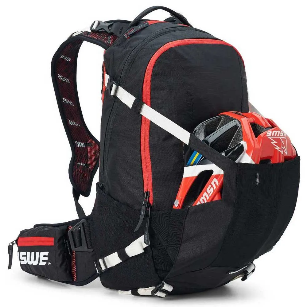 USWE Flow Ryggsekk 16l, Black / red, One Size