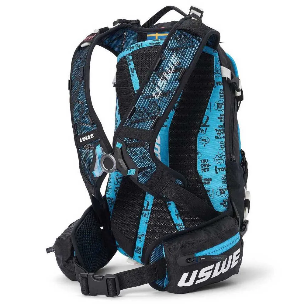 USWE Flow Ryggsekk 25l, Black / blue, One Size