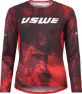 USWE Women's Luftig MTB Jersey, Flame red