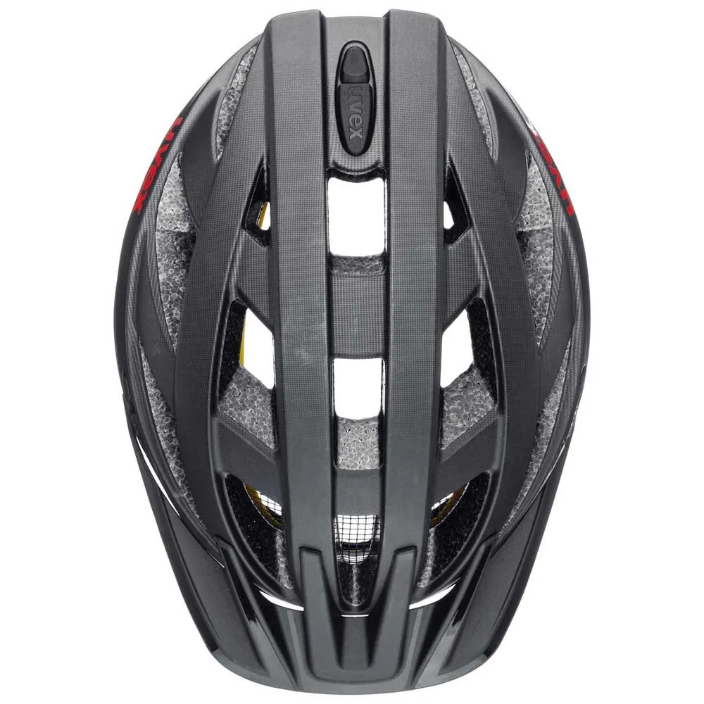 Uvex I-vo Cc Mips Mtb-hjelm, Titan / red mat Uvex I-vo Cc Mips Mtb-hjelm, Titan / red mat