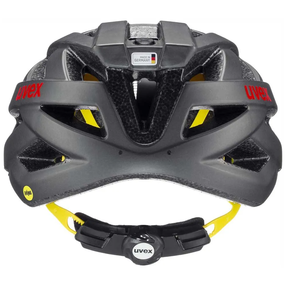 Uvex I-vo Cc Mips Mtb-hjelm, Titan / red mat Uvex I-vo Cc Mips Mtb-hjelm, Titan / red mat