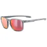 Uvex Lgl 52 Solbriller Refurbished, Smoke, Mirror Red/CAT3