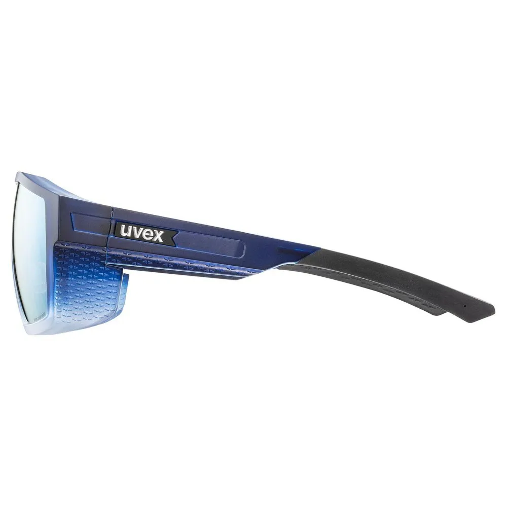 Uvex Mtn Style Colorvision Solbriller, Blue matt / fade, Colorvision Mirror Blue/CAT3 Uvex Mtn Style Colorvision Solbriller, Blue matt / fade, Colorvision Mirror Blue/CAT3
